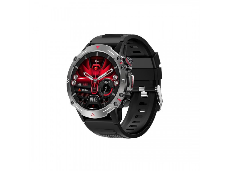 XO J7 Smartwatch Με Παλμογράφο (Μαύρο)