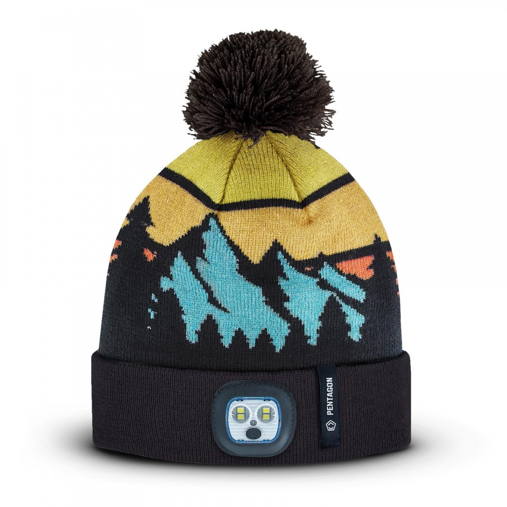 Pentagon Σκούφος Sanctuary Adventurer Knit  Beanie With Flashlite K13060-ADV-FLS