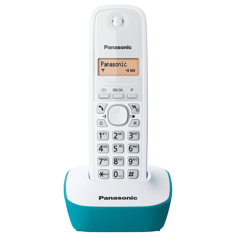 Panasonic KX-TG1611 Ασύρματο Μπλε Με Φωτιζόμενη Οθόνη